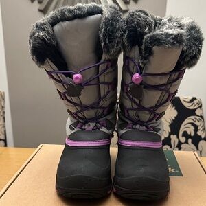 Kamik Kids Snow Boots - Black and Purple